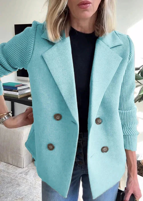 Blazer de manga de punto