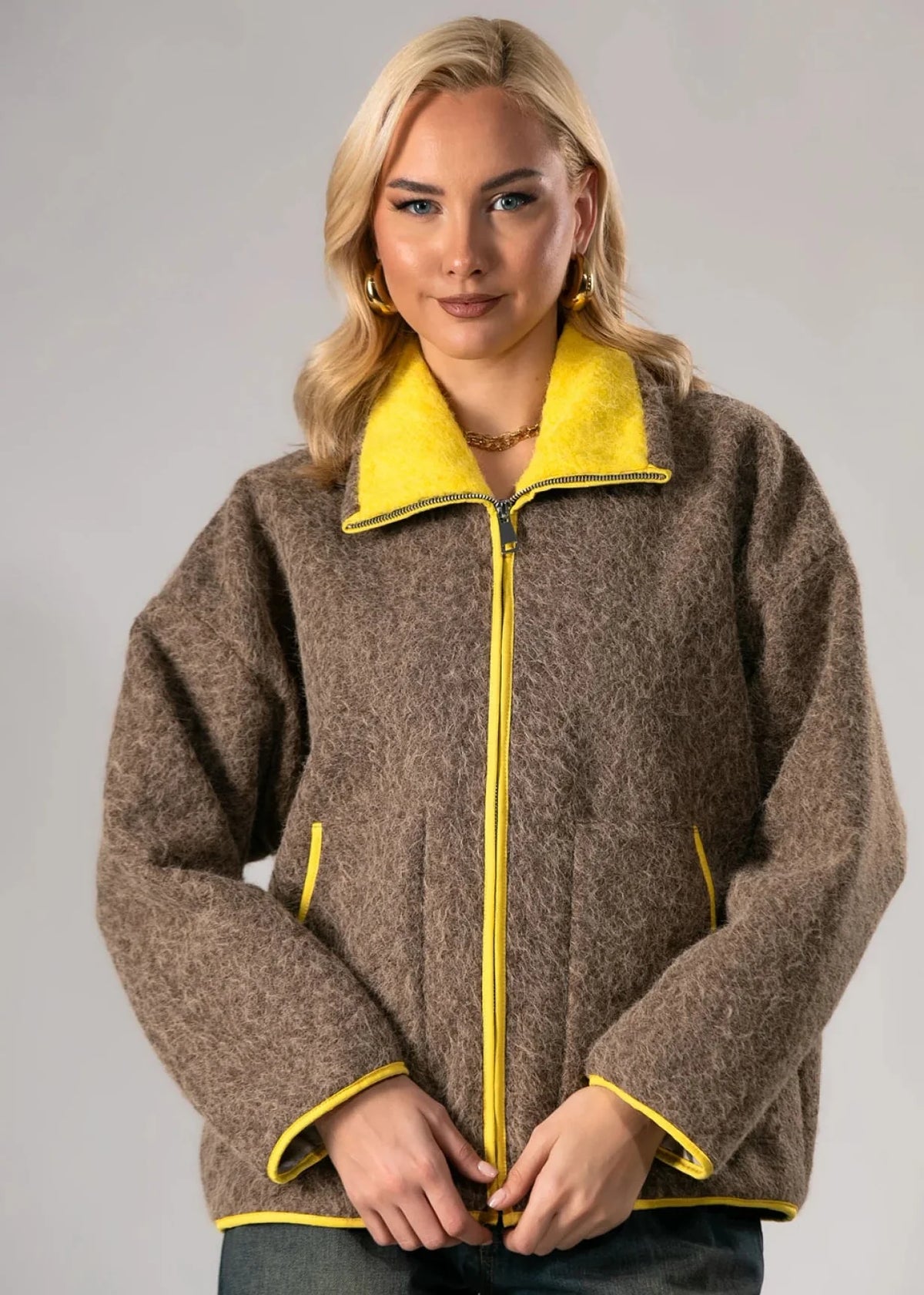 Chaqueta de punto dúo