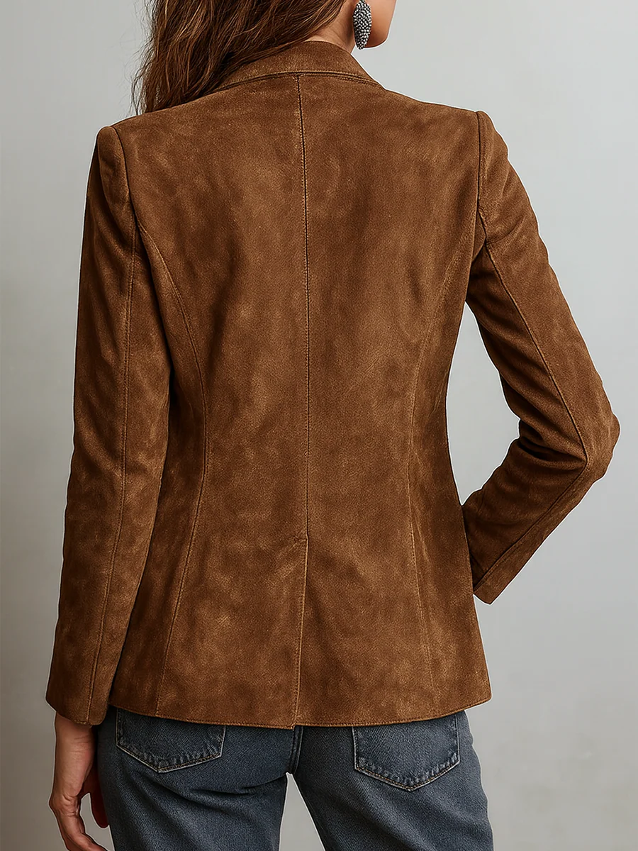 Olivia | Blazer marrón vintage