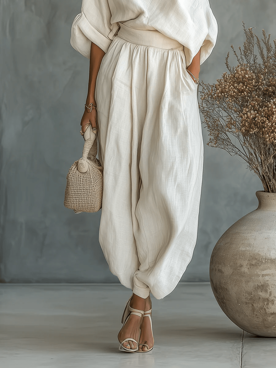Marta | Conjunto de 2 piezas con escote Bardot